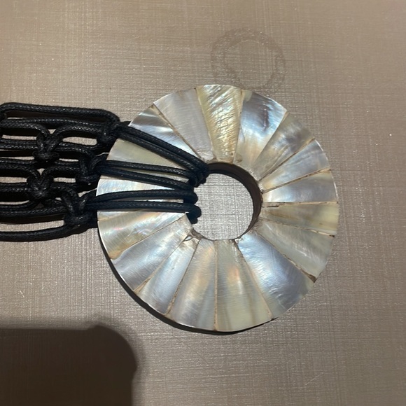 Banana Republic - size Large - adjustable black beaded belt - Picture 4 of 4